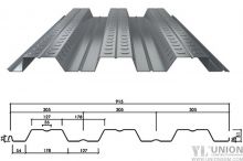 YL51-305-915 Trapezoidal Profile Composite Decking Plate