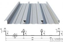 YL65-254-760 Re-entrant Profile Composite Decking Plate