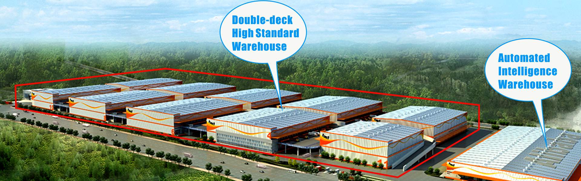 Alibaba Group (Cayman Islands): Two-storied High Standard Steel Structure Warehouses and Automated Intelligence Warehouses - 8840 Sqm