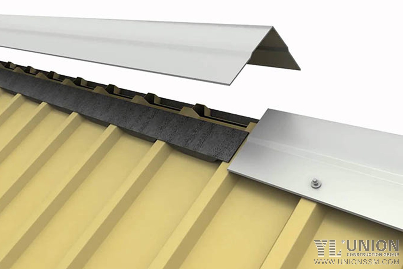 Metal Trim And Flashing For Roofing And Wall