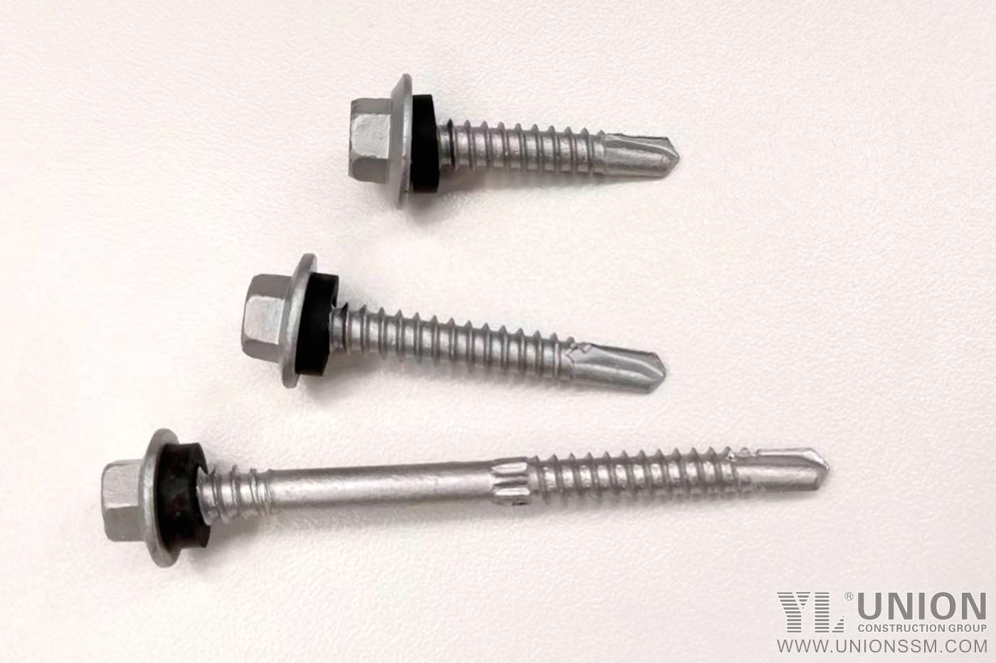 Class 3 And Class 4 Hex Head Self Drilling Screw (SDS) For MS Roofing & Cladding