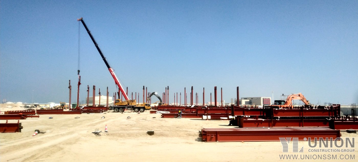 Design, Fabrication And Installation of Steel Structure Standard Manufacture Units in Kizad, Abu Dhabi, UAE