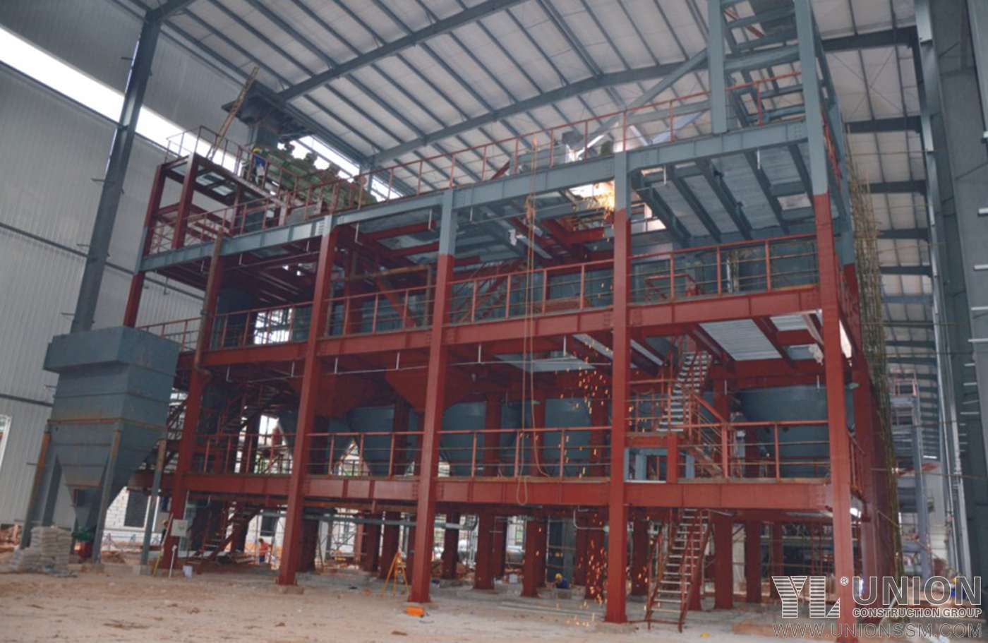 Summit Fertilizer（Foshan, China): Steel structure factory and Device Platform  